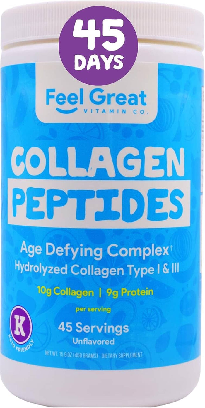 Hydrolyzed Collagen Peptides Proteins - Unflavored 