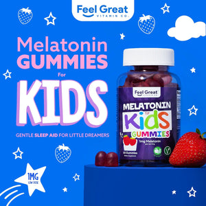 Kids Melatonin Gummies (1mg) Gummies feelgreat365 