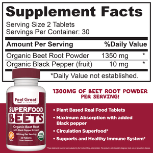 Superfoods Beets Tablets feelgreat365 