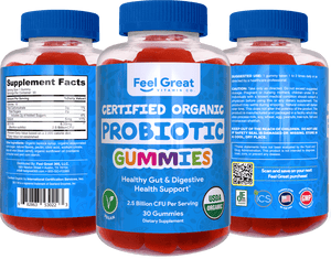 USDA Organic Probiotic Gummies Gummies feelgreat365 