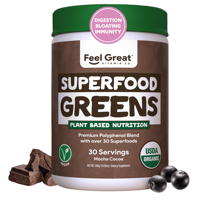 USDA Organic Superfood Greens - Mocha
