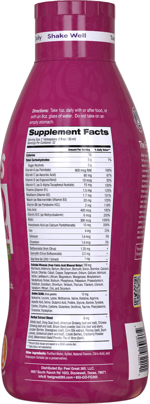 Women's Liquid Superfood Multivitamin Vitamins feelgreat365 